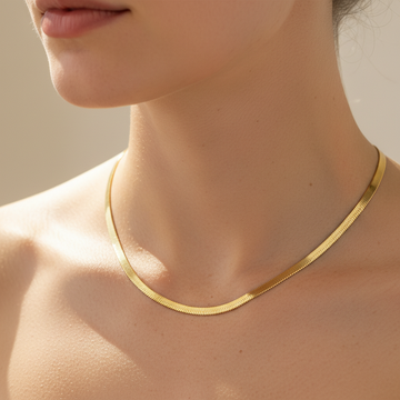 Naomie – Collar choker con diseño de serpiente
