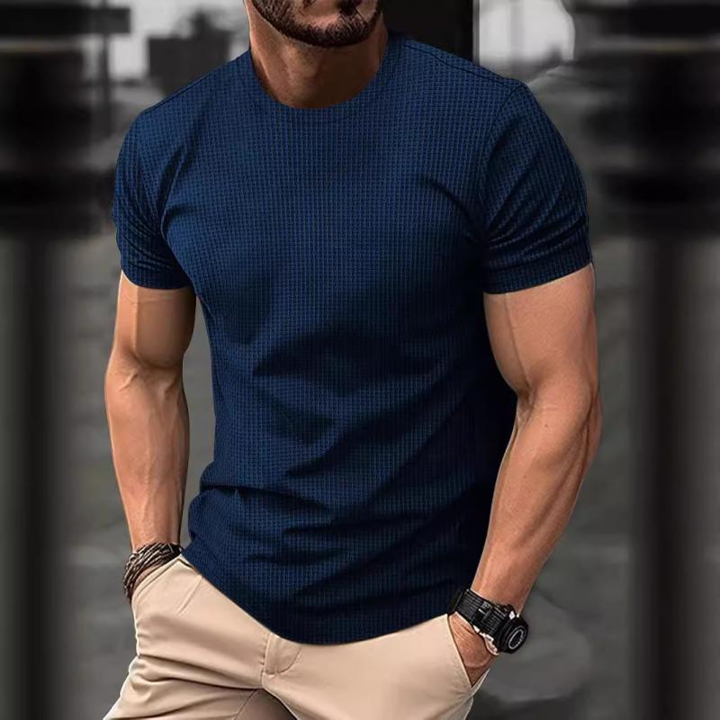 Joe - Patrón de Gofre Camiseta Comodidad y Estilo en la Vida Diaria