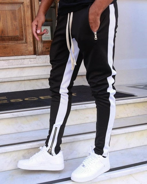 Mateo - Pantalones de chándal con franjas laterales
