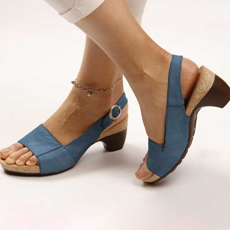 Karen - Sandalias con Tacón para Mujer