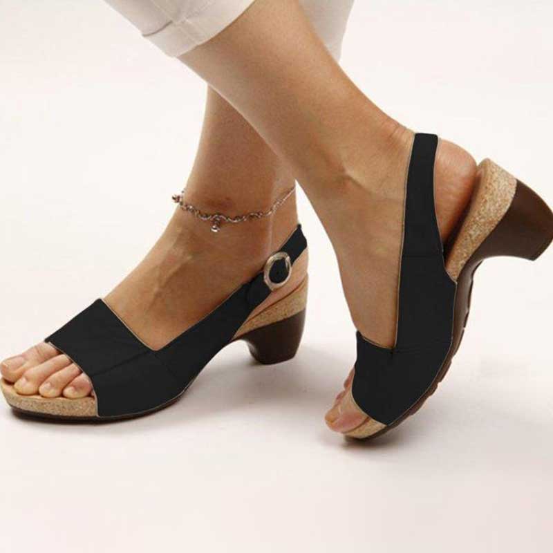 Karen - Sandalias con Tacón para Mujer