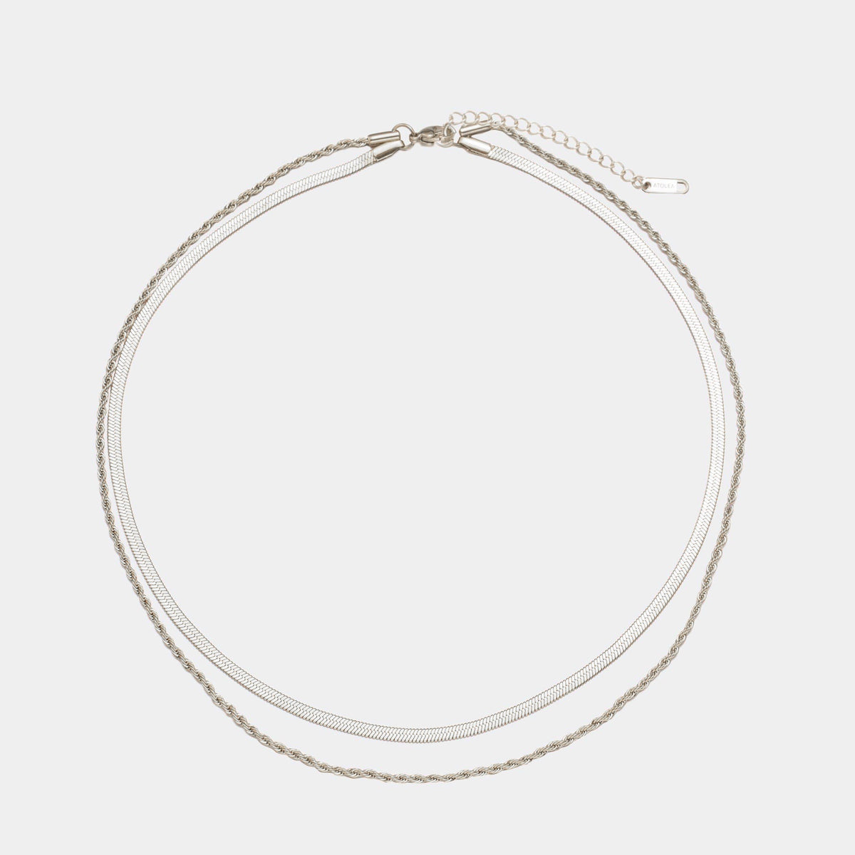 Ios – Collar de dos capas con recubrimiento dorado