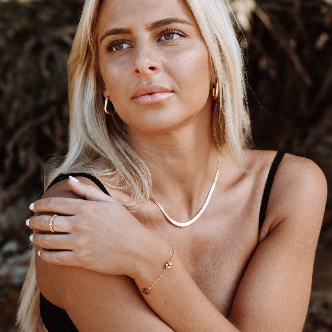 Kauai – Collar Herringbone impermeable
