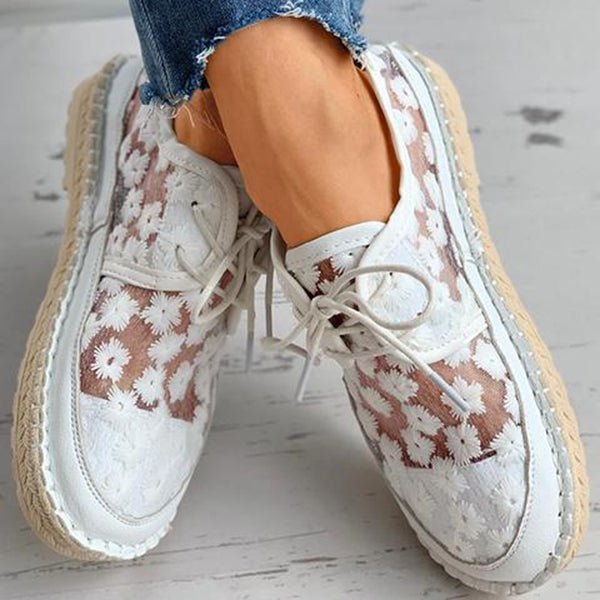 Gloria - Zapatos Modernos y Ligeros con Estampado Floral