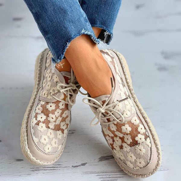 Gloria - Zapatos Modernos y Ligeros con Estampado Floral
