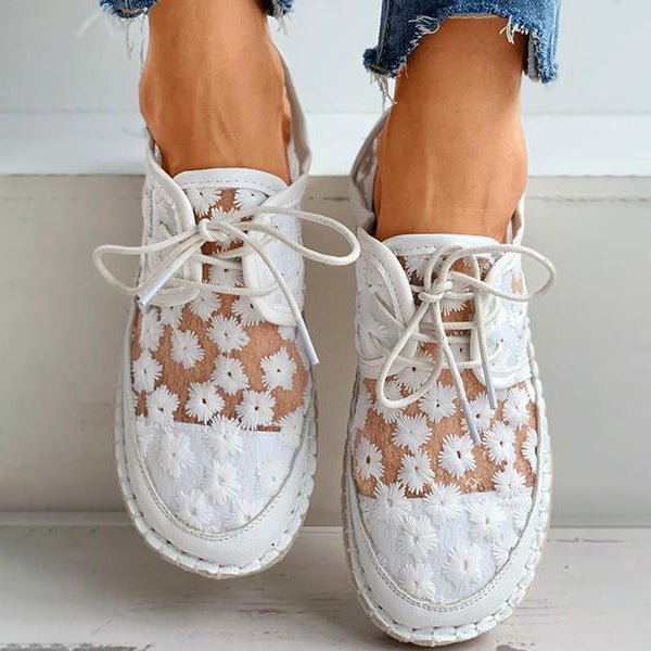 Gloria - Zapatos Modernos y Ligeros con Estampado Floral