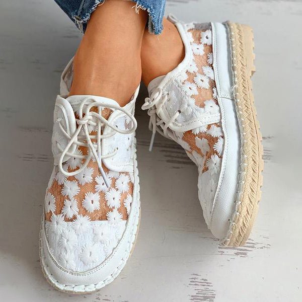 Gloria - Zapatos Modernos y Ligeros con Estampado Floral