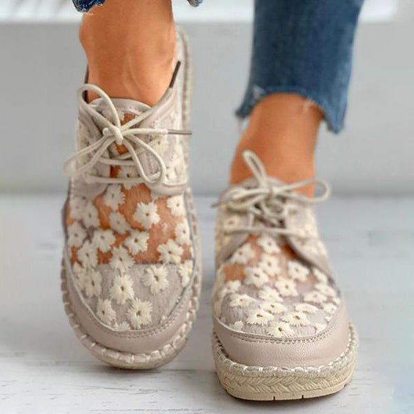 Gloria - Zapatos Modernos y Ligeros con Estampado Floral