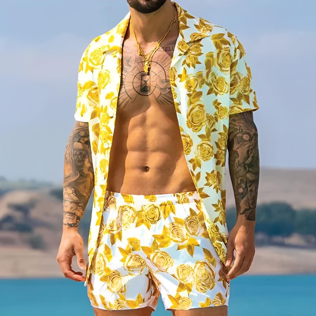 Dastine - Conjunto de verano a la moda para hombre