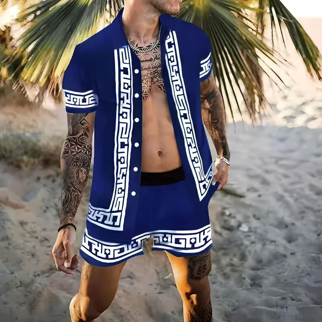 Dastine - Conjunto de verano a la moda para hombre