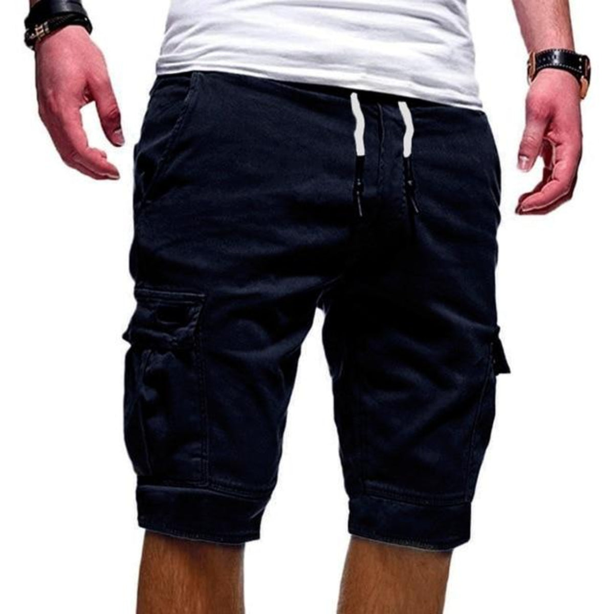 Benjamin - Pantalones Cortos Cargo con Bolsillos