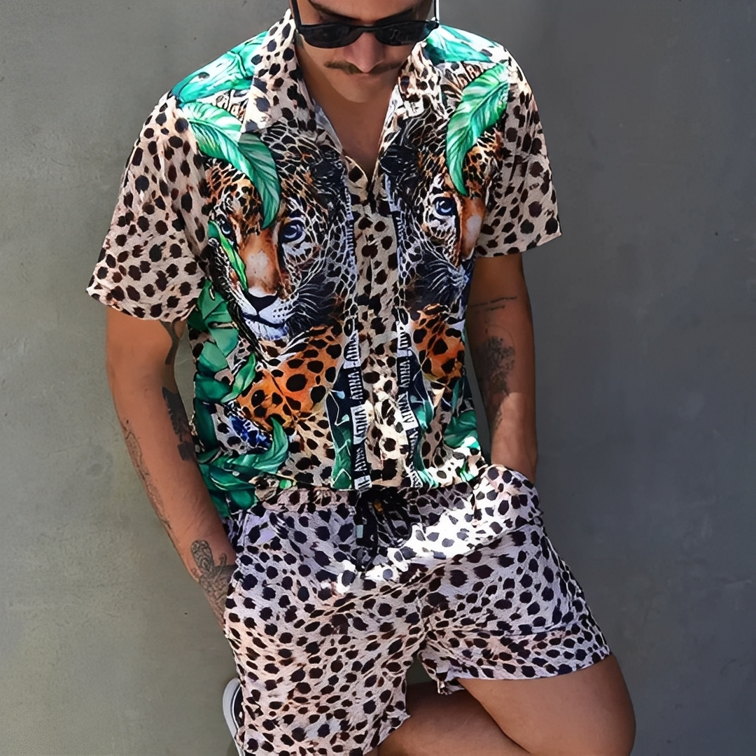 Dastine - Conjunto de verano a la moda para hombre
